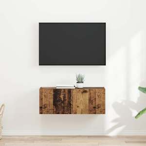 TV wall cabinet Nástěnný 2 pcs Staré dřevo 60 x 31 x 29.5 cm - obrázek 1