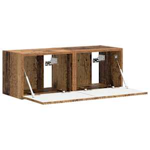 TV wall cabinet Nástěnný 2 pcs Staré dřevo 60 x 31 x 29.5 cm - obrázek 6