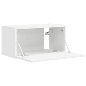 TV wall cabinet Bílá 60 x 31 x 29,5 cm kompozitní dřevo - obrázek 5