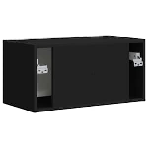 TV wall cabinet Černá 60 x 31 x 29.5 cm kompozitní dřevo - obrázek 8