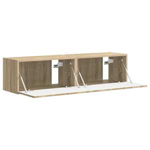 TV wall cabinet 2 pcs Sonoma 60 x 31 x 29,5 cm kompozitní dřevo - obrázek 6