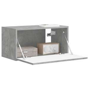 TV wall cabinet Beton 60 x 31 x 29.5 cm kompozitní dřevo - obrázek 3