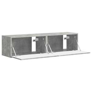 TV wall cabinet 2 pcs Beton 60 x 31 x 29.5 cm kompozitní dřevo - obrázek 6