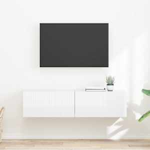 TV stenska omara 2 pcs Svetlo Belo 60 x 31 x 29,5 cm