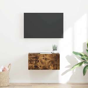TV wall cabinet Kouřový dub 60 x 31 x 29.5 cm kompozitní dřevo - obrázek 1