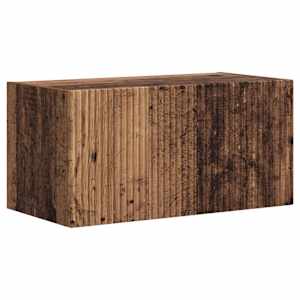 TV wall cabinet Nástěnný 2 pcs Staré dřevo 60 x 31 x 29.5 cm - obrázek 5