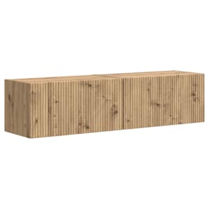 TV wall cabinet 2 pcs Umělecký dub kompozitní dřevo - obrázek 2