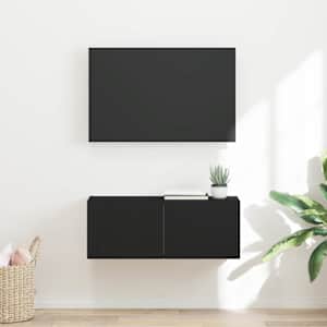 TV wall cabinet Černá 60 x 31 x 29.5 cm kompozitní dřevo - obrázek 1