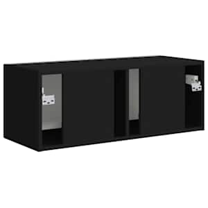 TV wall cabinet Černá 60 x 31 x 29.5 cm kompozitní dřevo - obrázek 8