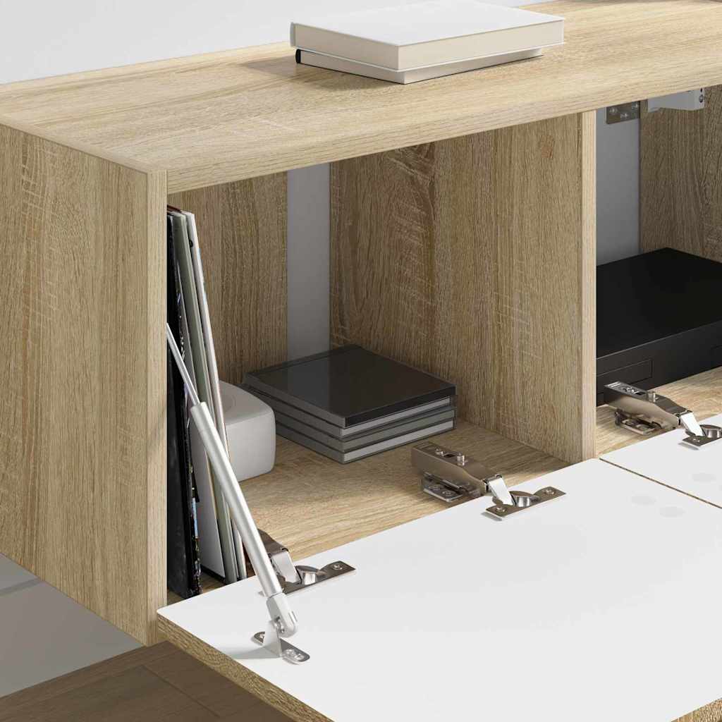 Ντουλάπι Τηλεόρασης Τοίχου 2 pcs Σονόμα 60 x 31 x 29.5 εκ - Image 4