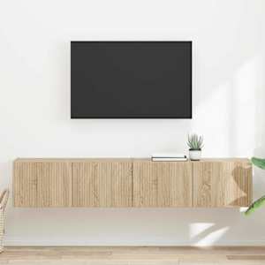 TV wall cabinet 2 pcs Sonoma 60 x 31 x 29.5 cm kompozitní dřevo - obrázek 1