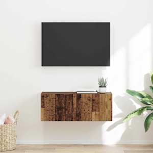 TV wall cabinet Staré dřevo 60 x 31 x 29.5 cm kompozitní dřevo - obrázek 1