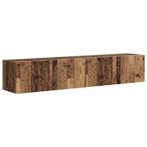 TV wall cabinet Nástěnný 2 pcs Staré dřevo 60 x 31 x 29.5 cm - obrázek 2