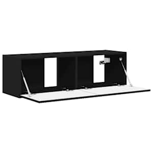 TV wall cabinet Černá 98 x 31 x 29,5 cm kompozitní dřevo - obrázek 5