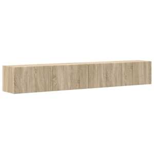 TV wall cabinet 2 pcs Sonoma 98 x 31 x 29,5 cm kompozitní dřevo - obrázek 2