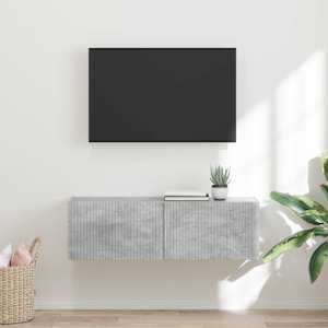 TV wall cabinet Beton 98 x 31 x 29,5 cm kompozitní dřevo - obrázek 1