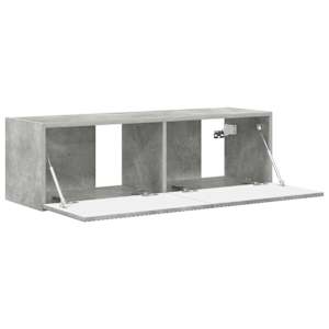 TV wall cabinet Beton 98 x 31 x 29,5 cm kompozitní dřevo - obrázek 5