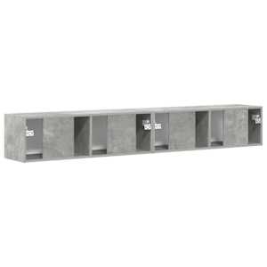 TV wall cabinet 2 pcs Beton 98 x 31 x 29,5 cm kompozitní dřevo - obrázek 9