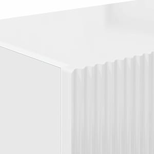 TV wall cabinet Lesklá Bílá 98 x 31 x 29,5 cm kompozitní dřevo - obrázek 8
