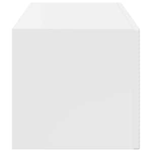 TV wall cabinet Lesklá Bílá 98 x 31 x 29,5 cm kompozitní dřevo - obrázek 6