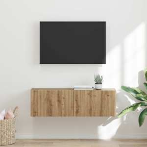 TV wall cabinet Umělecký dub 98 x 31 x 29,5 cm kompozitní dřevo - obrázek 1
