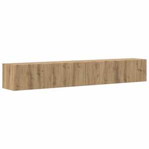 TV wall cabinet Nástěnný 2 pcs Umělecký dub 98 x 31 x 29,5 cm - obrázek 2