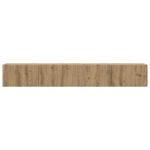 TV wall cabinet Nástěnný 2 pcs Umělecký dub 98 x 31 x 29,5 cm - obrázek 7