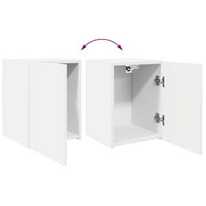 TV wall cabinet Nástěnný Bílá 30 x 31 x 40 cm kompozitní dřevo - obrázek 12
