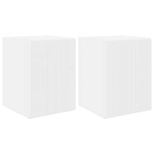 TV wall cabinet 2 pcs Bílá 30 x 31 x 40 cm kompozitní dřevo - obrázek 2