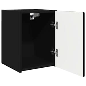 TV wall cabinet Nástěnný Černá 30 x 31 x 40 cm kompozitní dřevo - obrázek 5