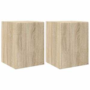 TV wall cabinet 2 pcs Sonoma 30 x 31 x 40 cm kompozitní dřevo - obrázek 2