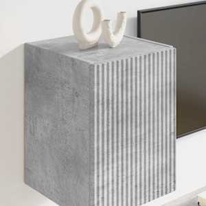 TV wall cabinet 2 pcs Beton 30 x 31 x 40 cm kompozitní dřevo - obrázek 4