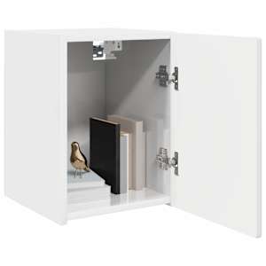 TV wall cabinet Lesklá Bílá 30 x 31 x 40 cm kompozitní dřevo - obrázek 3