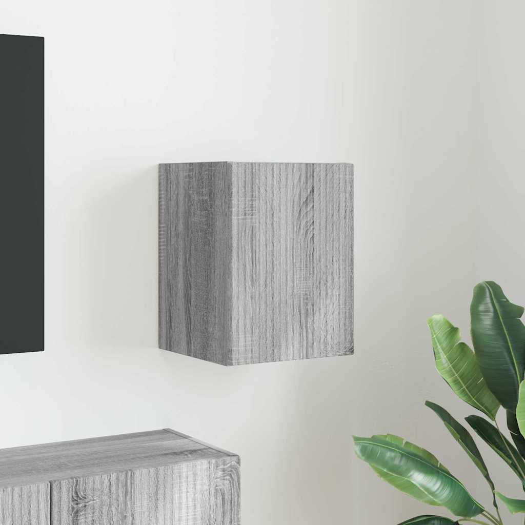 Suport TV & Masă TV - Dulap TV de perete Gri Sonoma 30 x 31 x 40 cm Lemn compozit