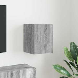 TV stenska omara Siva Sonoma 30 x 31 x 40 cm Konstruiran les