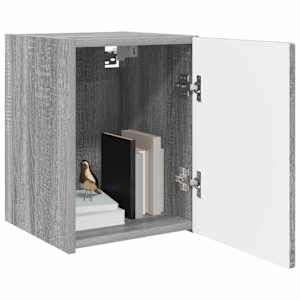 TV wall cabinet Šedá Sonoma 30 x 31 x 40 cm kompozitní dřevo - obrázek 3