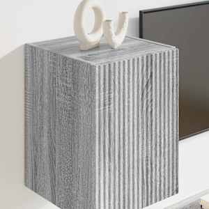 TV wall cabinet Nástěnný 2 pcs Šedá Sonoma 30 x 31 x 40 cm - obrázek 4