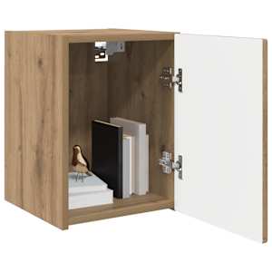 TV wall cabinet 2 pcs Umělecký dub kompozitní dřevo - obrázek 3