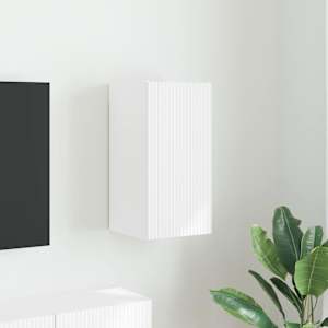 TV wall cabinet Nástěnný Bílá 30 x 31 x 60 cm kompozitní dřevo - obrázek 1
