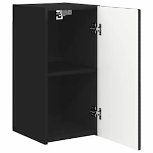 TV wall cabinet 2 pcs Černá 30 x 31 x 60 cm kompozitní dřevo - obrázek 6