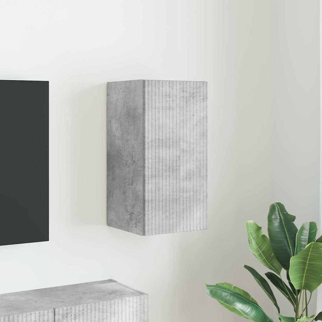 Suport TV & Masă TV - Dulap TV de perete Beton 30 x 31 x 60 cm Lemn compozit