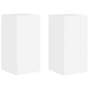 TV wall cabinet Nástěnný 2 pcs Lesklá Bílá 30 x 31 x 60 cm - obrázek 2