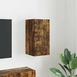TV wall cabinet Kouřový dub 30 x 31 x 60 cm kompozitní dřevo - obrázek 1