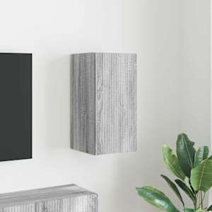 TV wall cabinet Šedá Sonoma 30 x 31 x 60 cm kompozitní dřevo - obrázek 1
