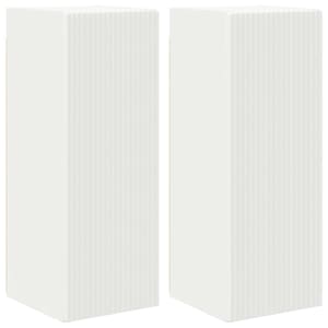 TV wall cabinet 2 pcs Bílá 30 x 31 x 80 cm kompozitní dřevo - obrázek 2