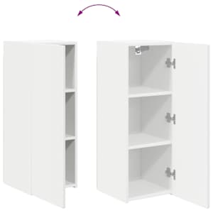 TV wall cabinet 2 pcs Bílá 30 x 31 x 80 cm kompozitní dřevo - obrázek 12