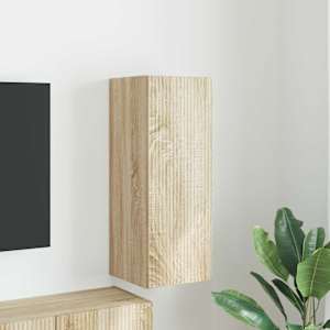 TV wall cabinet Sonoma 30 x 31 x 80 cm kompozitní dřevo - obrázek 1