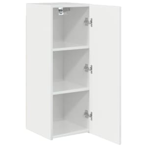 TV wall cabinet Nástěnný 2 pcs Lesklá Bílá 30 x 31 x 80 cm - obrázek 6