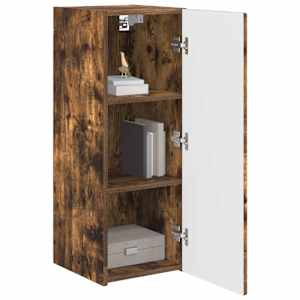 TV wall cabinet Kouřový dub 30 x 31 x 80 cm kompozitní dřevo - obrázek 3