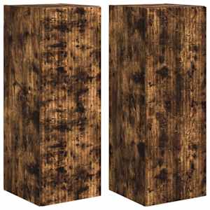 TV wall cabinet Nástěnný 2 pcs Kouřový dub 30 x 31 x 80 cm - obrázek 2